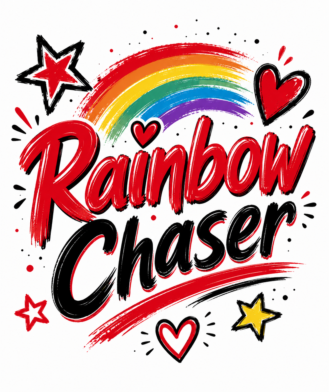 Kids Tee — Rainbow Chaser view 2