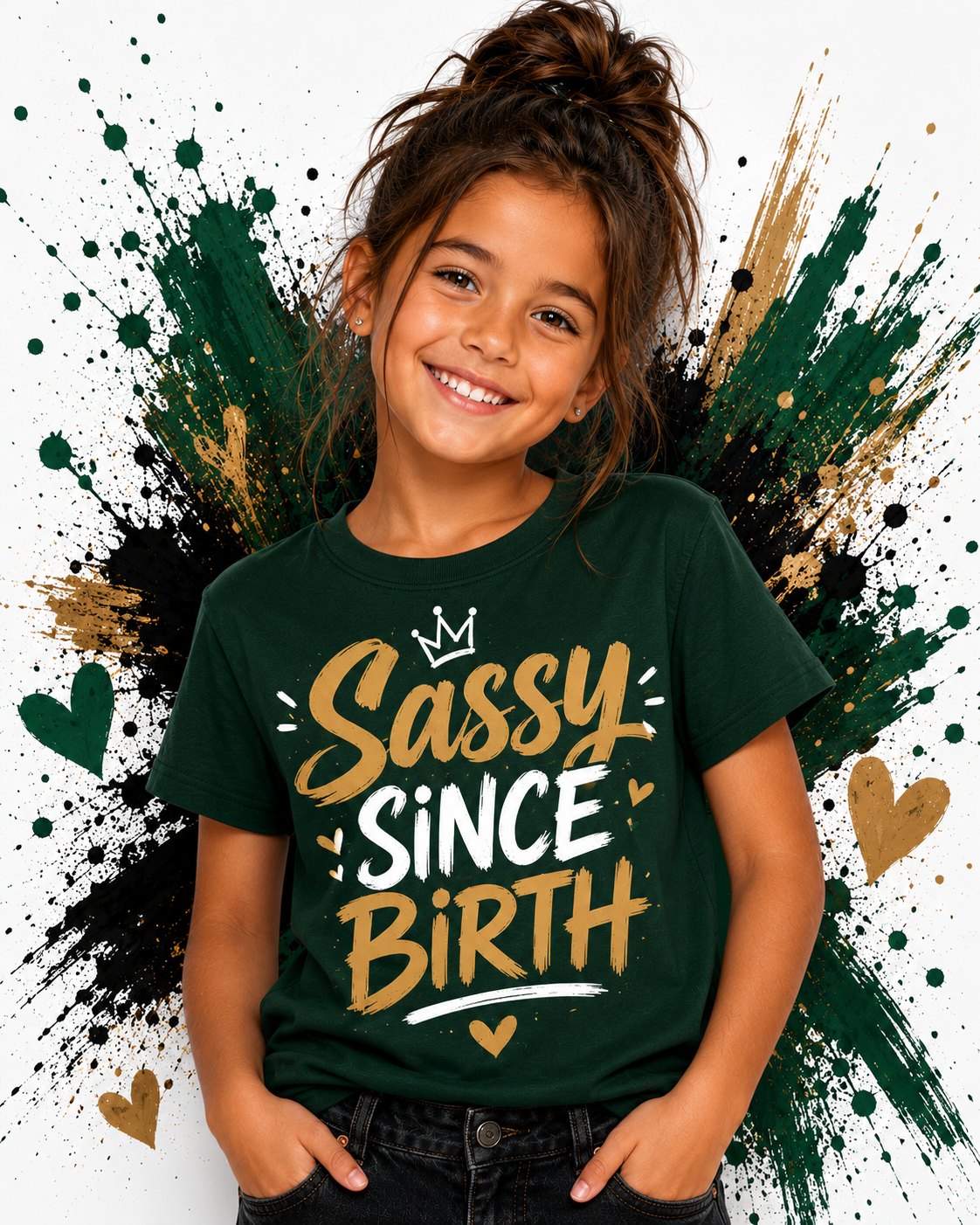 Girls Tee — Sassy Since Birth