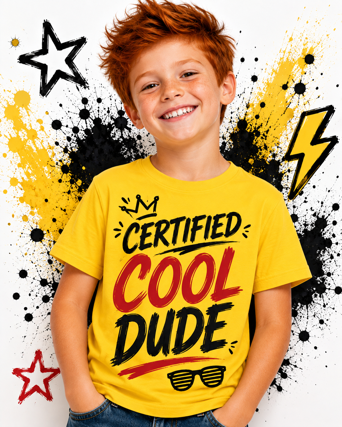 Boys Tee — Certified Cool Dude