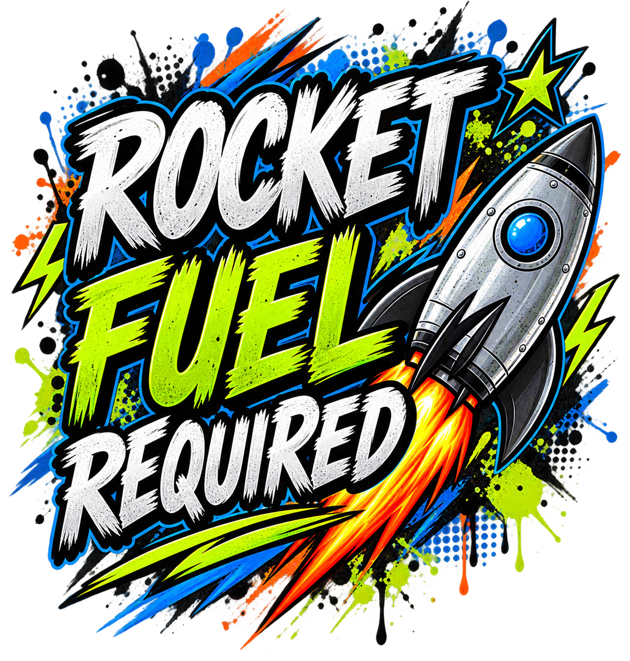 Boys Tee — Rocket Fuel Required view 2