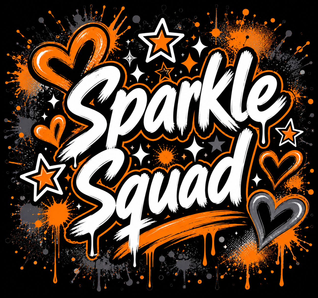 Girls Tee — Sparkle Squad view 3