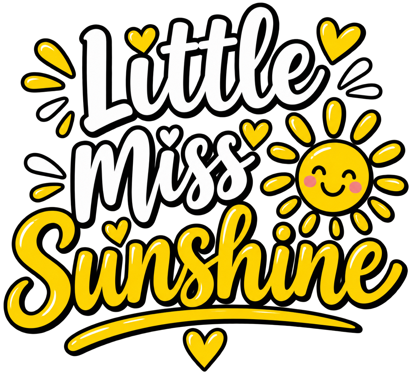 Girls Tee — Little Miss Sunshine view 2