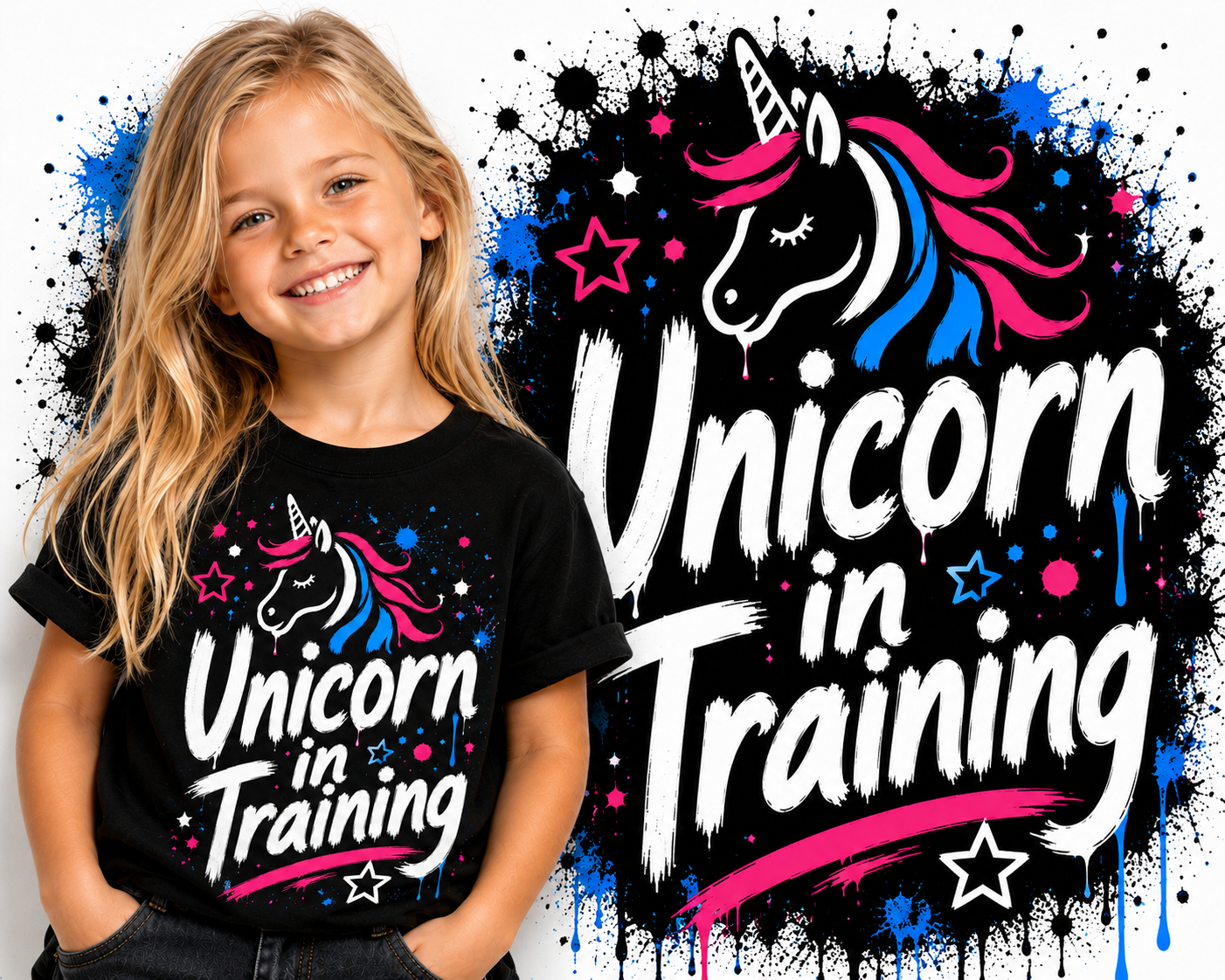 Girls Tee — Unicorn in Training