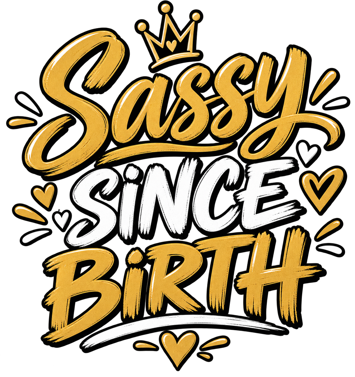 Girls Tee — Sassy Since Birth view 2
