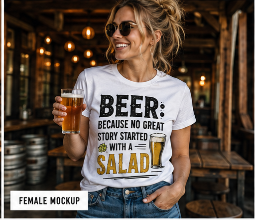 BEER Story and Salad view 1