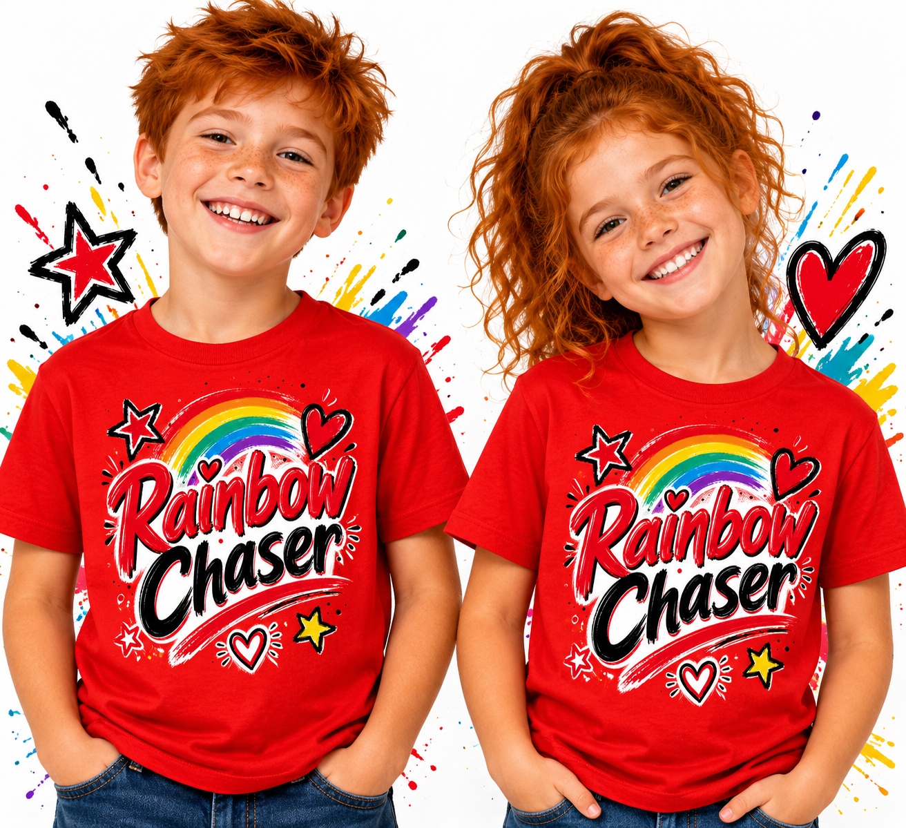 Kids Tee — Rainbow Chaser