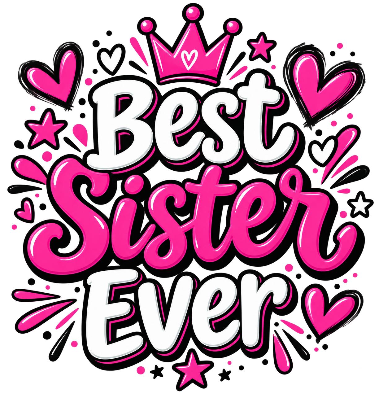 Girls Tee — Best Sister Ever view 2