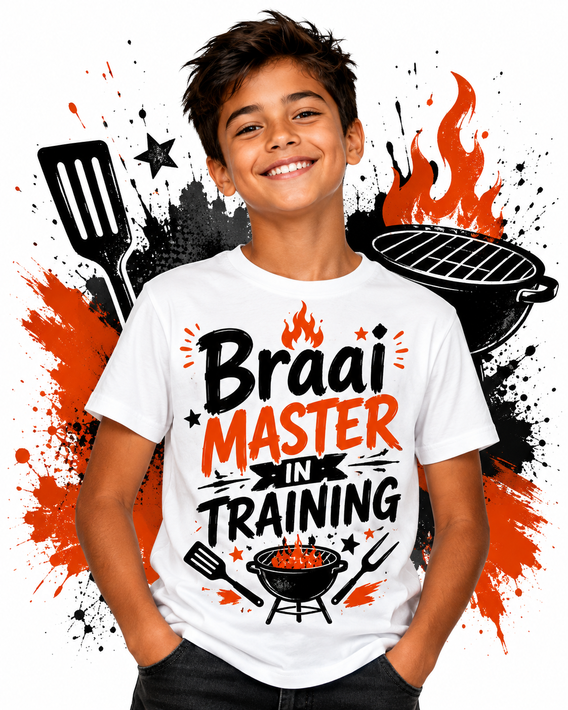 Boys Tee — Braai Master in Training