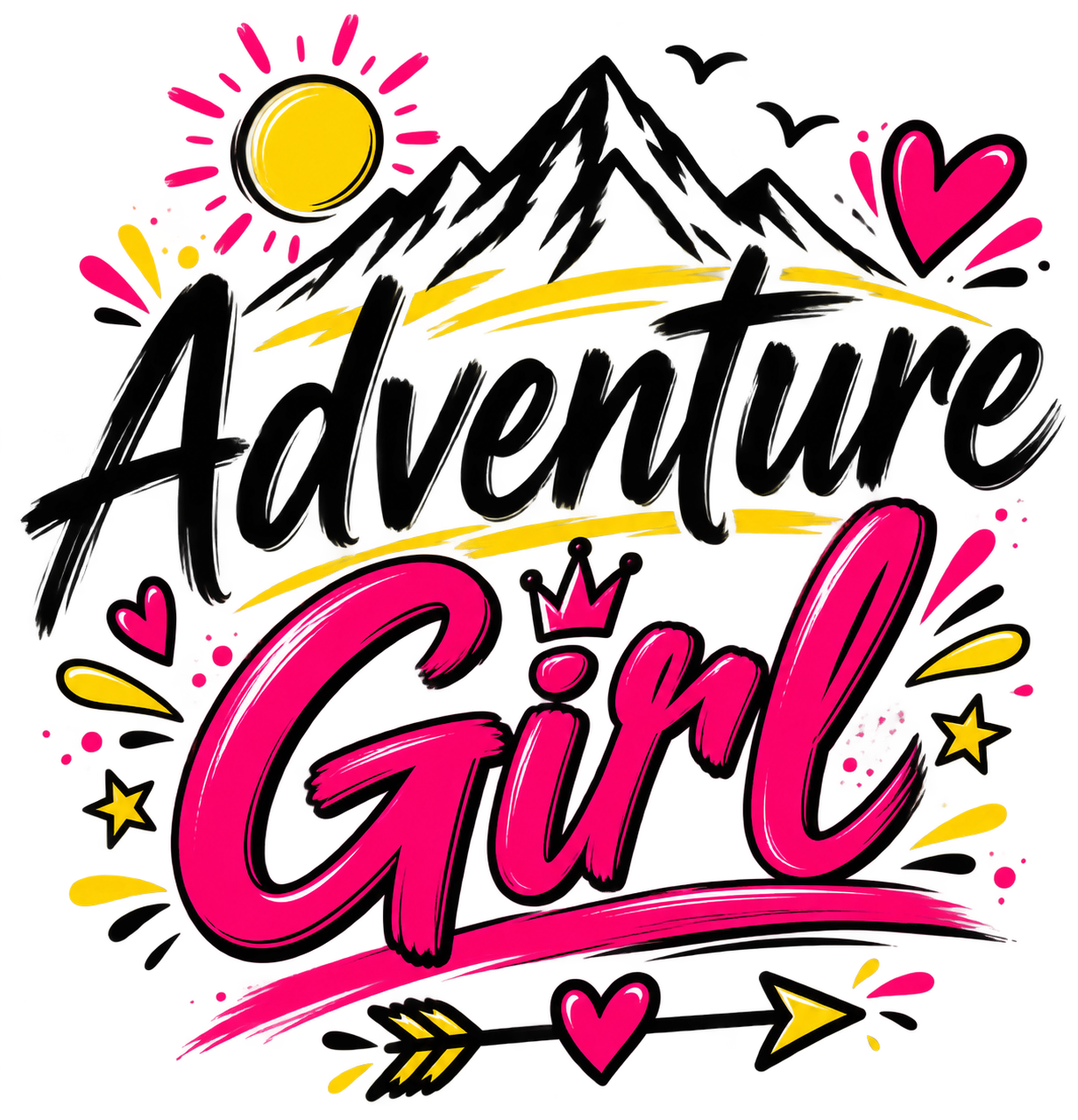 Girls Tee — Adventure Girl view 2