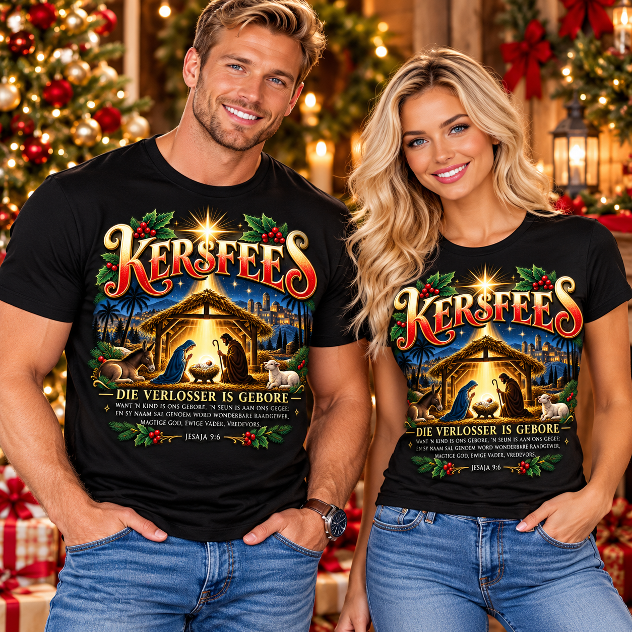 Kersfees- Velosser is gebore view 1