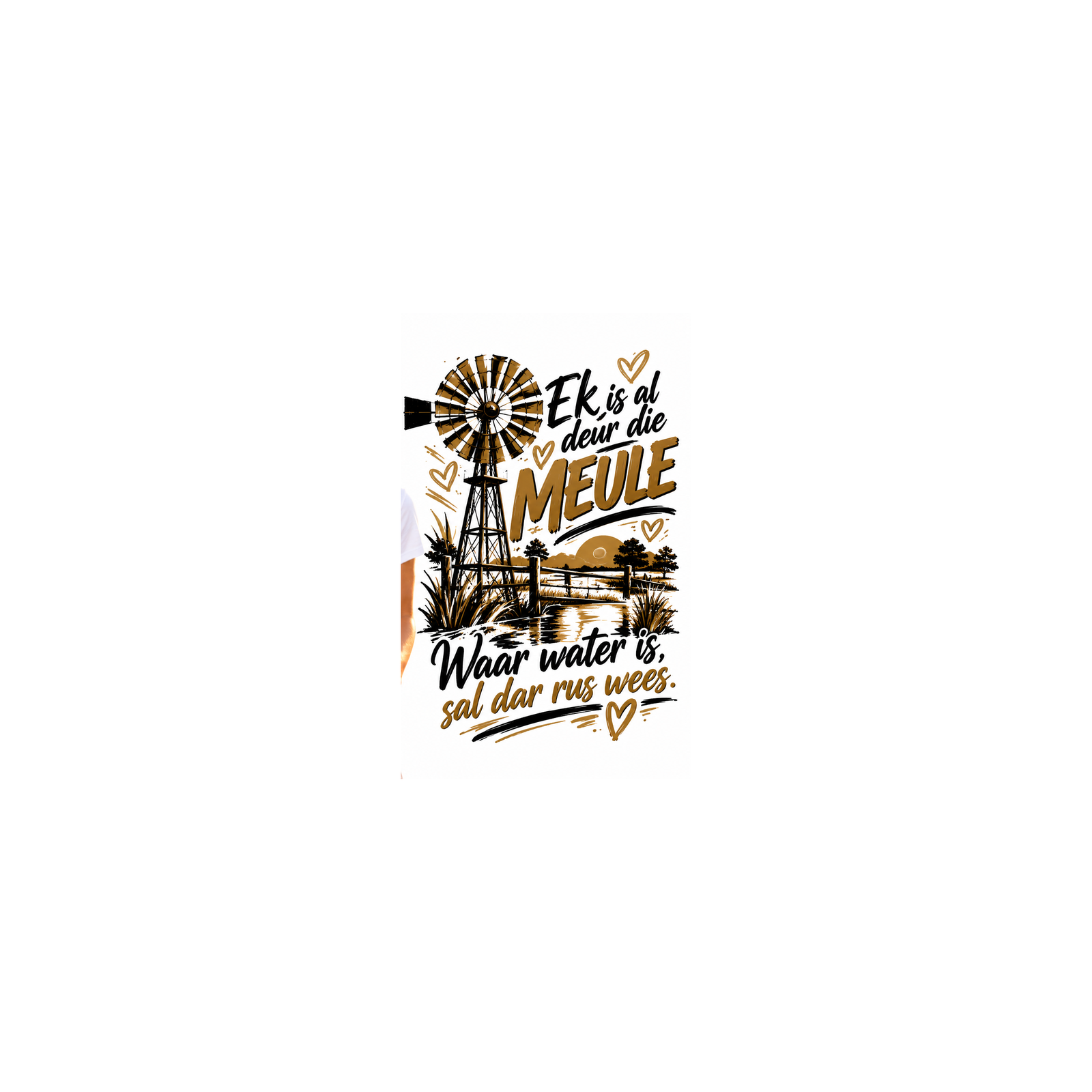 Ek Is Al Deur Die MEULE – Men T-Shirt view 2