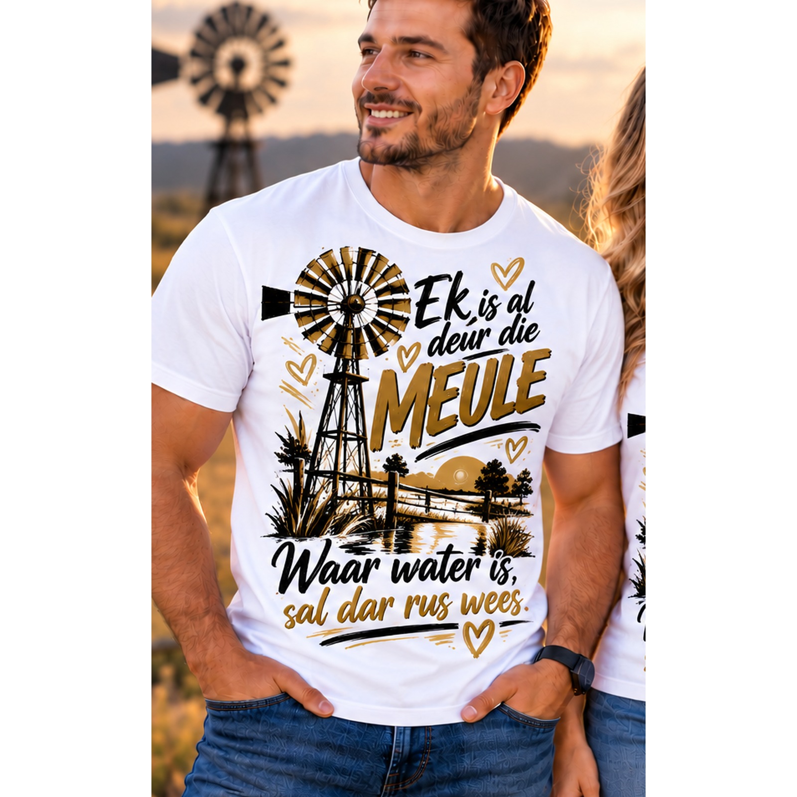Ek Is Al Deur Die MEULE – Men T-Shirt view 1