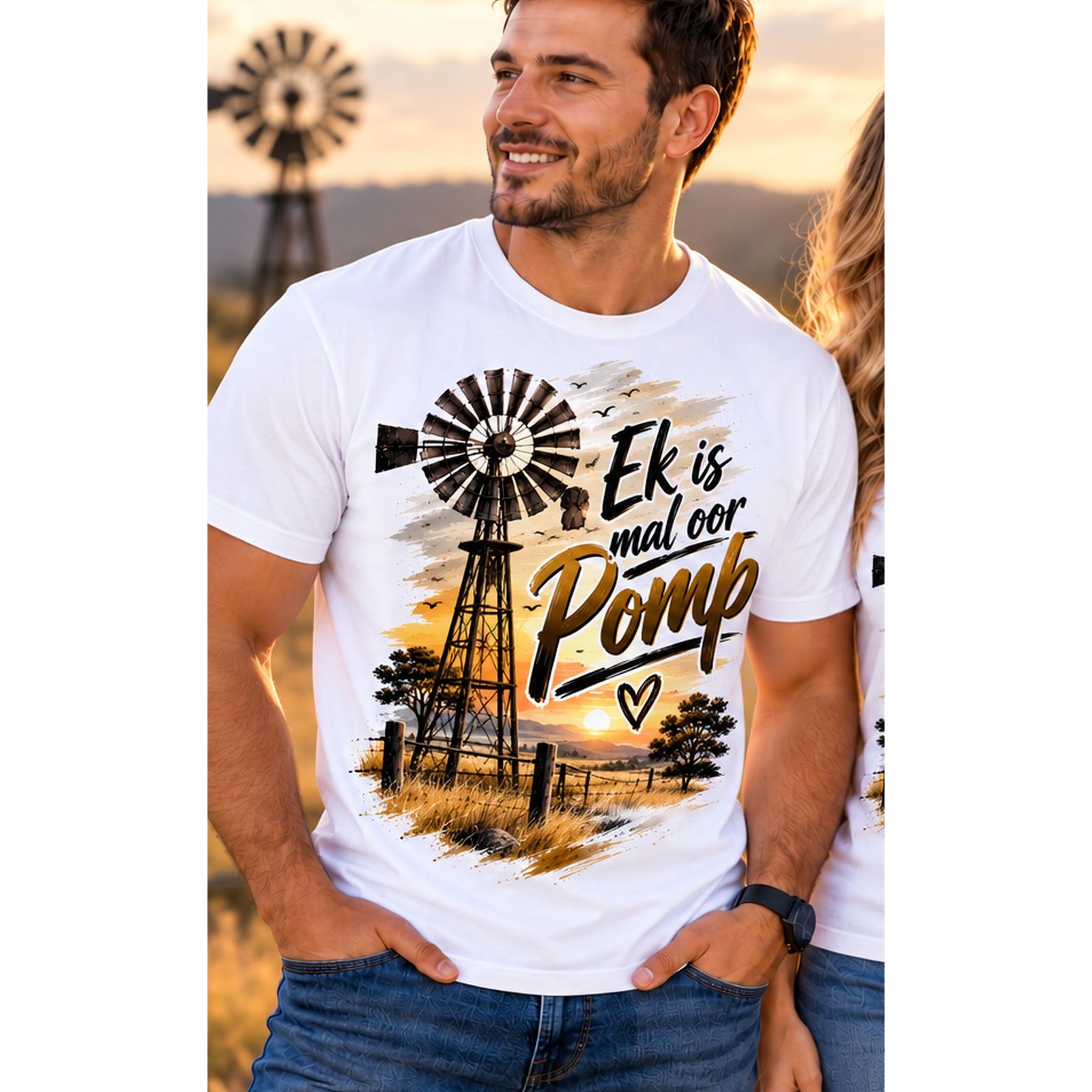 Ek Is Mal Oor Pomp – Men T-Shirt view 1