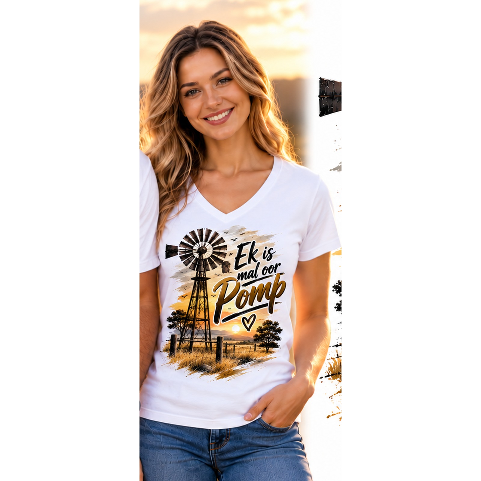 Ek Is Mal Oor Pomp – Women T-Shirt view 1